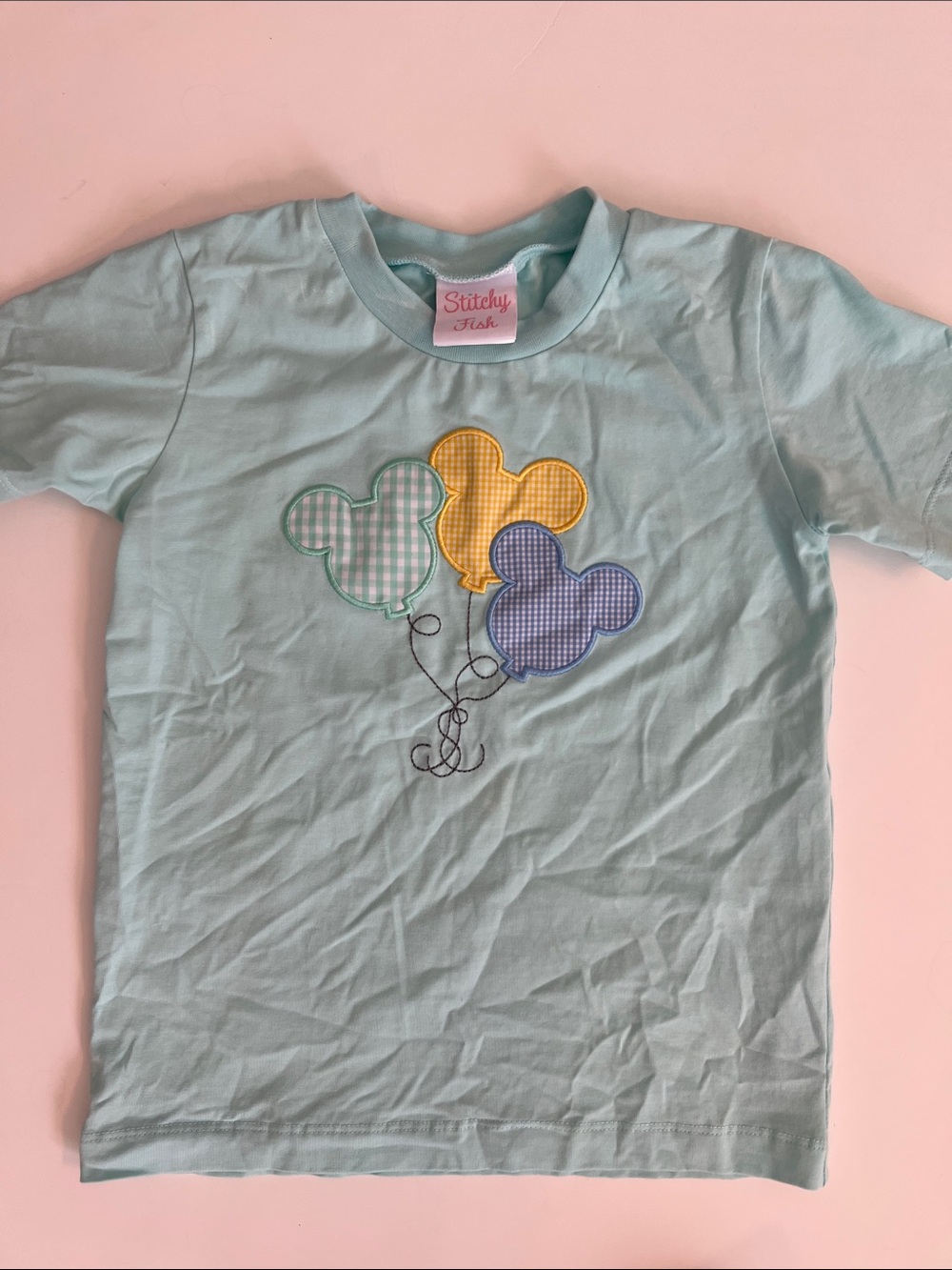 LOT! Two Shorts Mickey Disney Outfits from Stitchy Fish! 4T - Picture 8 of 10